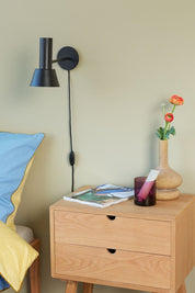 Hübsch Tap Vägglampa, Svart - Azalea Home