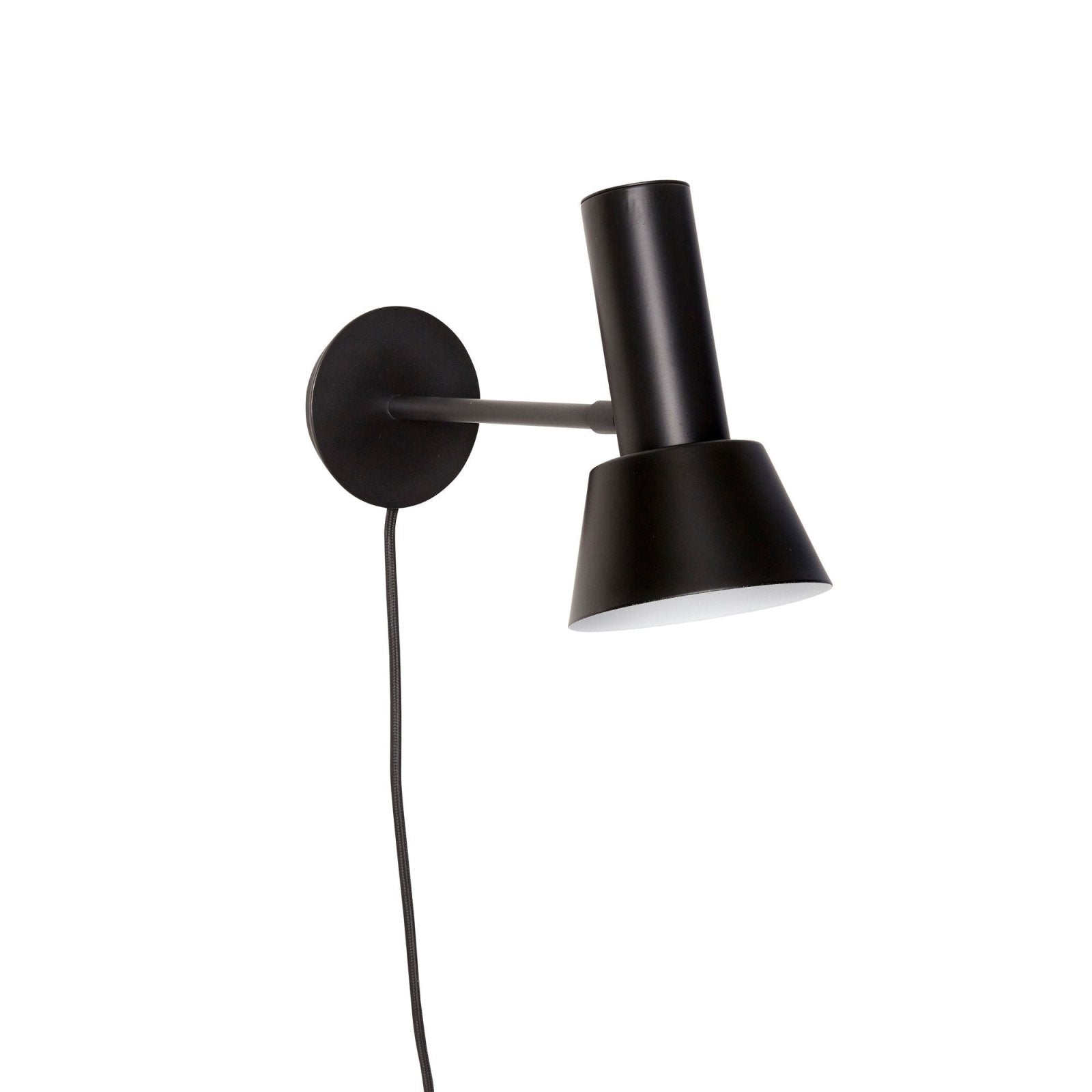 Hübsch Tap Vägglampa, Svart - Azalea Home