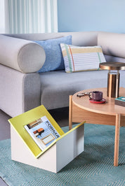 Hübsch Tick Tidningshållare, Sand/gul - Azalea Home