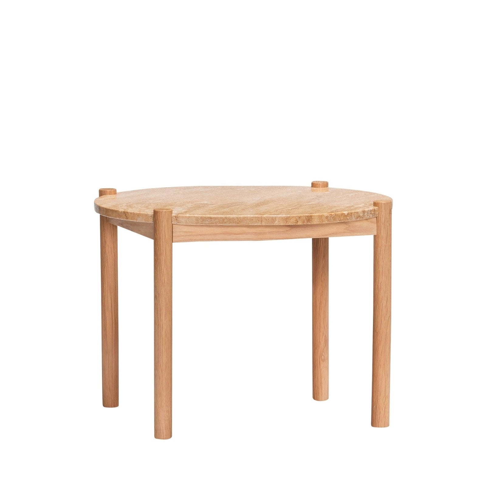 Hübsch Trava Soffbord 60x60, Natur - Azalea Home
