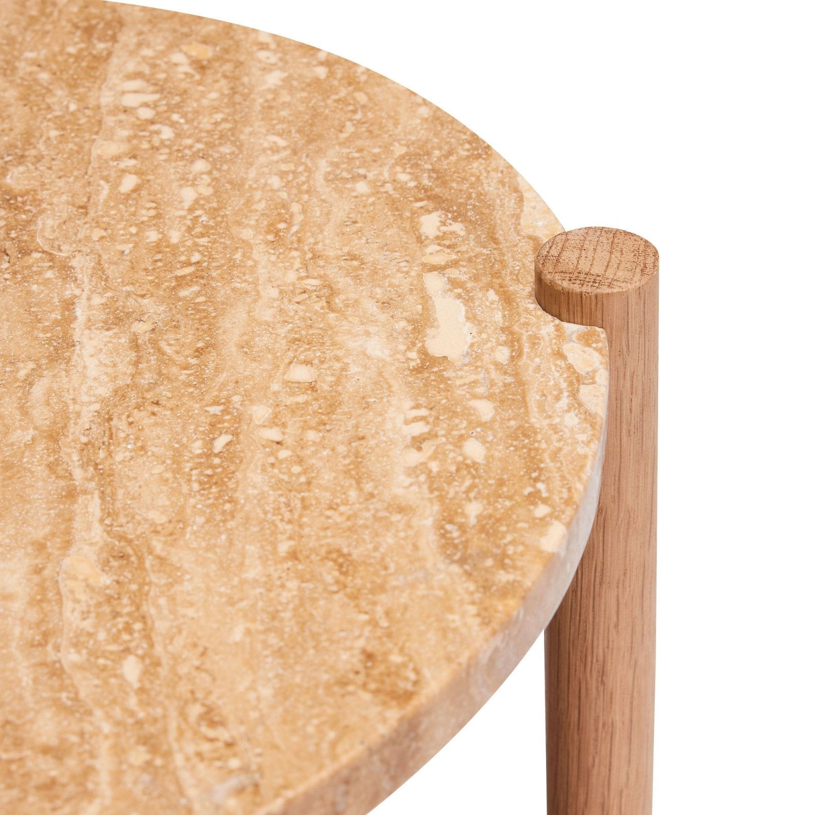 Hübsch Trava Soffbord 60x60, Natur - Azalea Home