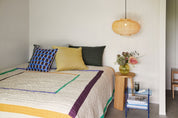 Hübsch Twist Överkast 260x260, Sand - Azalea Home