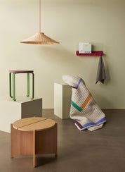 Hübsch Twist Överkast 260x260, Sand - Azalea Home