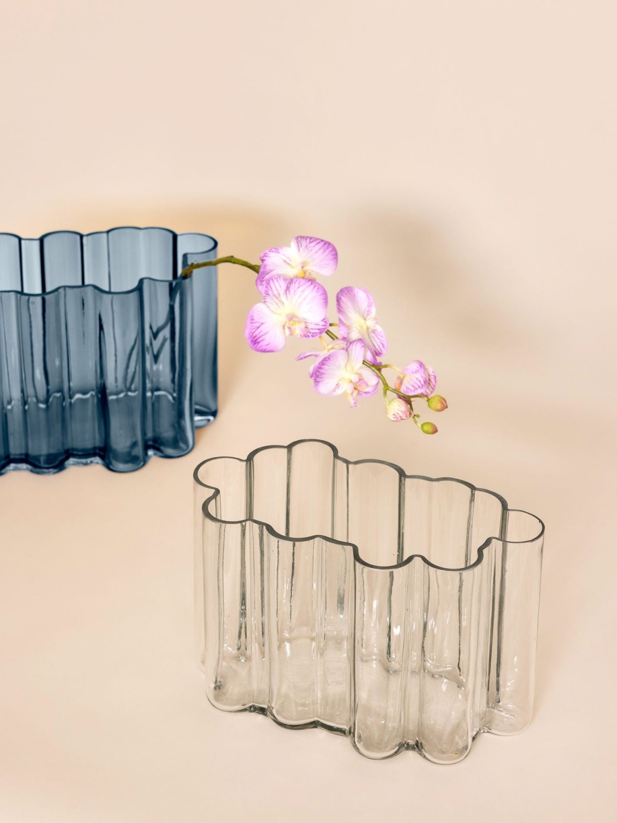 Hübsch Umber Vas, Blå - Azalea Home