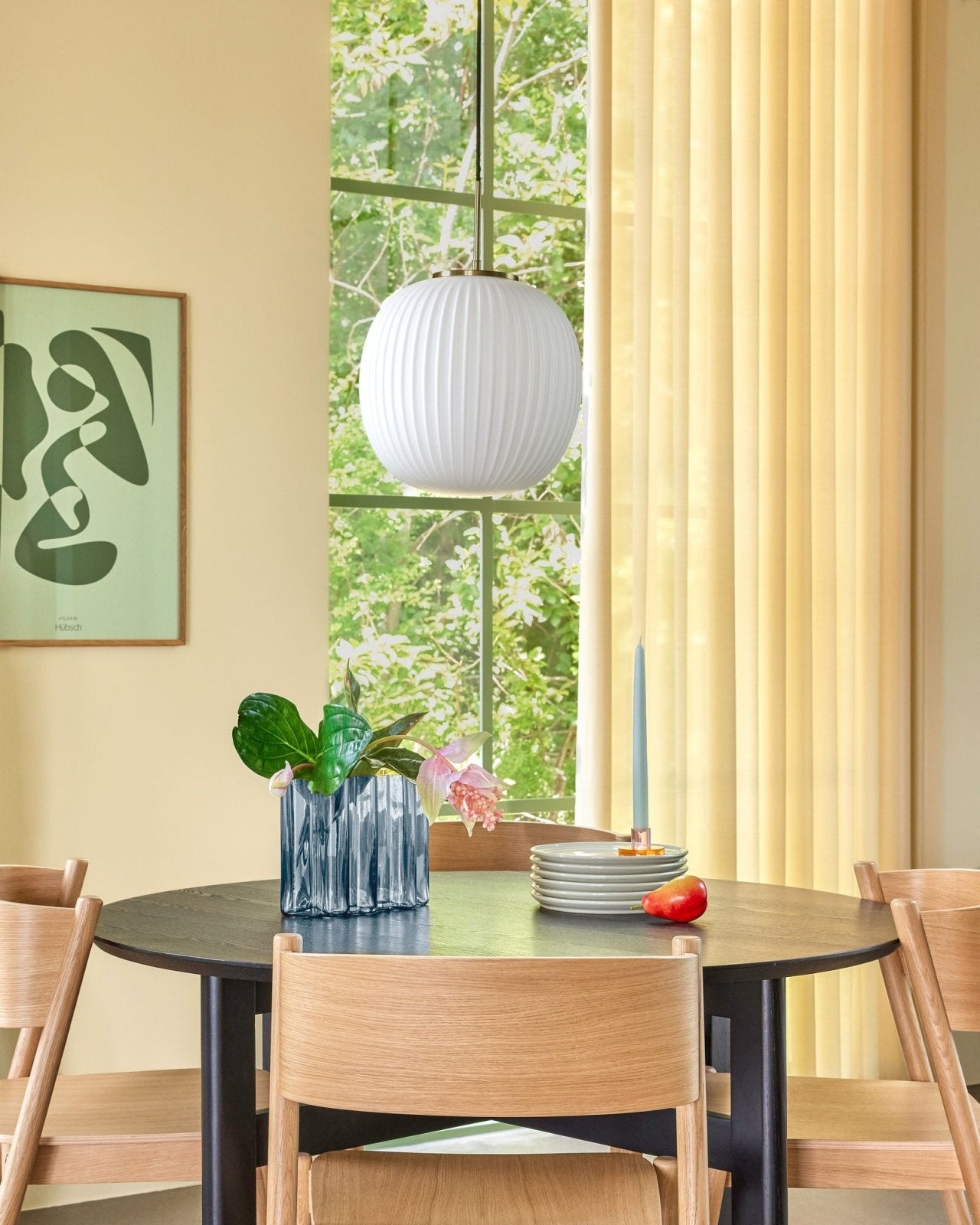 Hübsch Umber Vas, Blå - Azalea Home