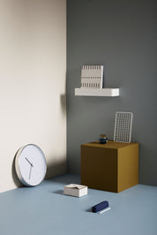 Hübsch Väggklocka Time Metall / Vit - Azalea Home