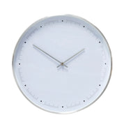 Hübsch Väggklocka Time Metall / Vit - Azalea Home