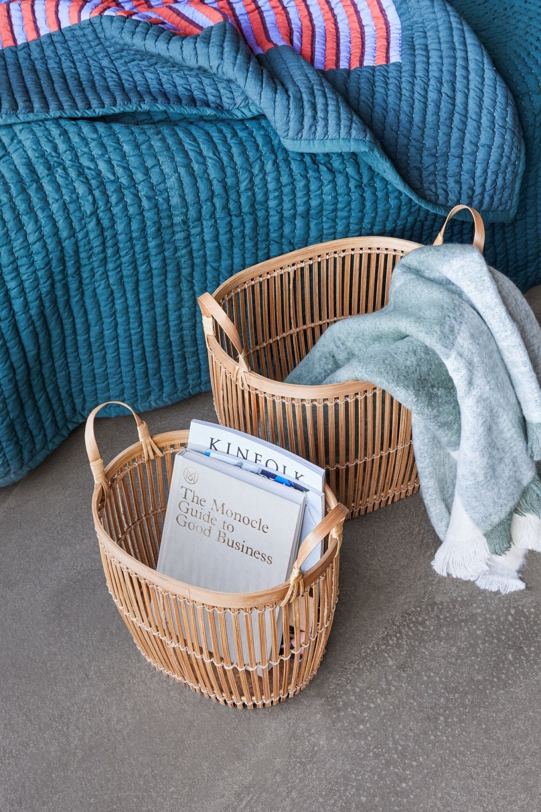 Hübsch Vantage Korg 2 - Pack, Natur - Azalea Home