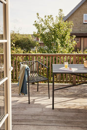 Hübsch Villa Trädgårdsbord, Svart - Azalea Home
