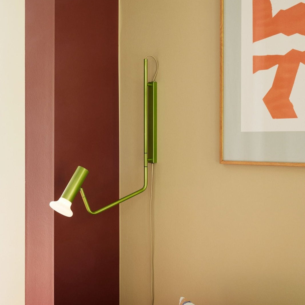 Hübsch Wally Vägglampa, Grön - Azalea Home