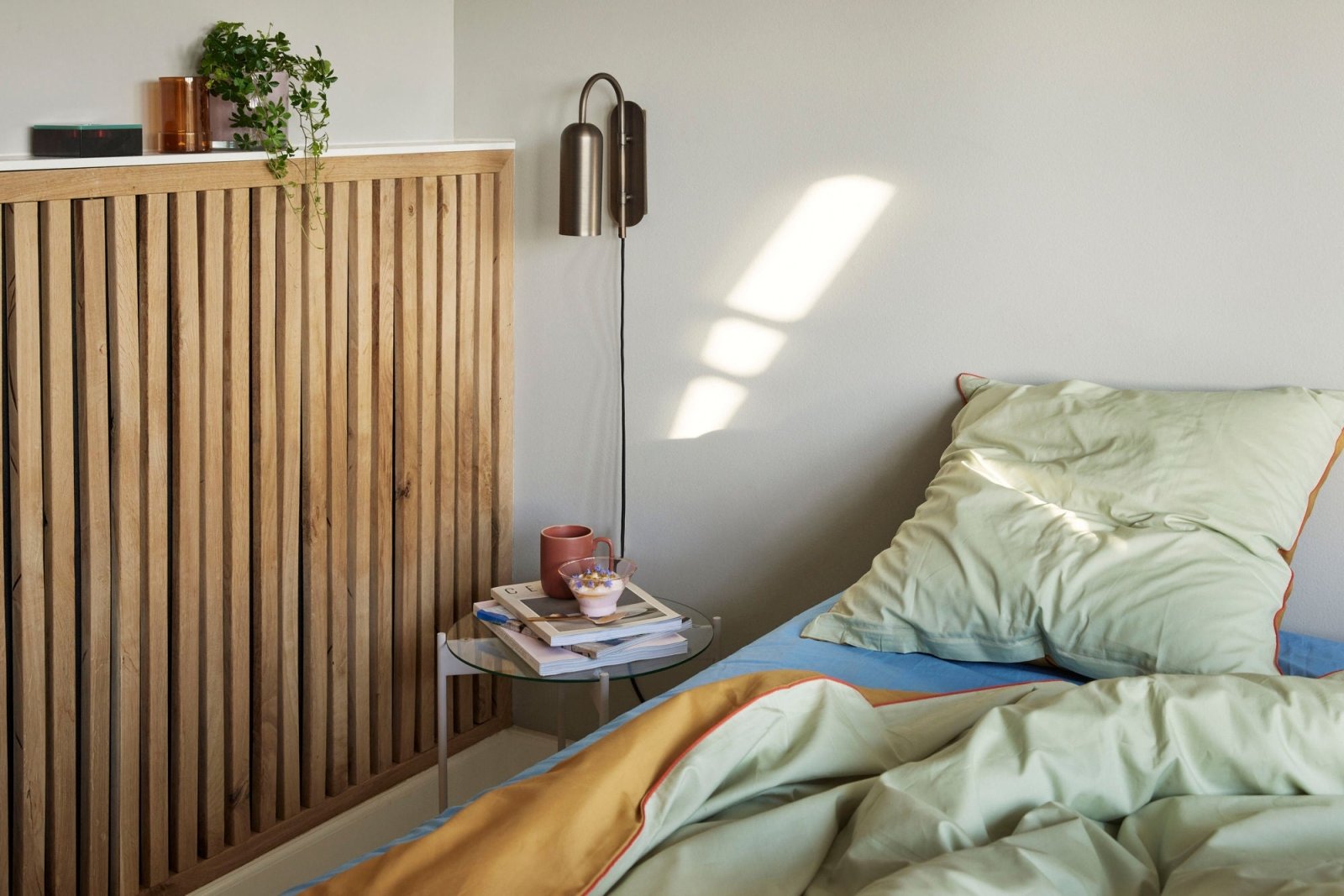 Hübsch Zenith Vägglampa, Burnished brass - Azalea Home