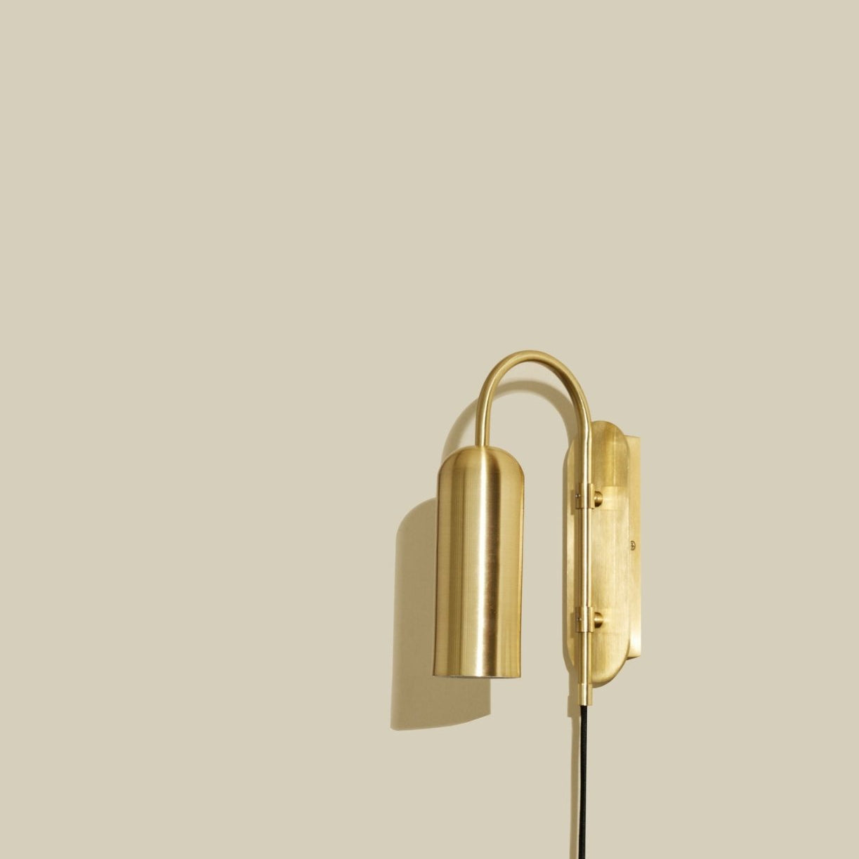 Hübsch Zenith Vägglampa, Mässing - Azalea Home