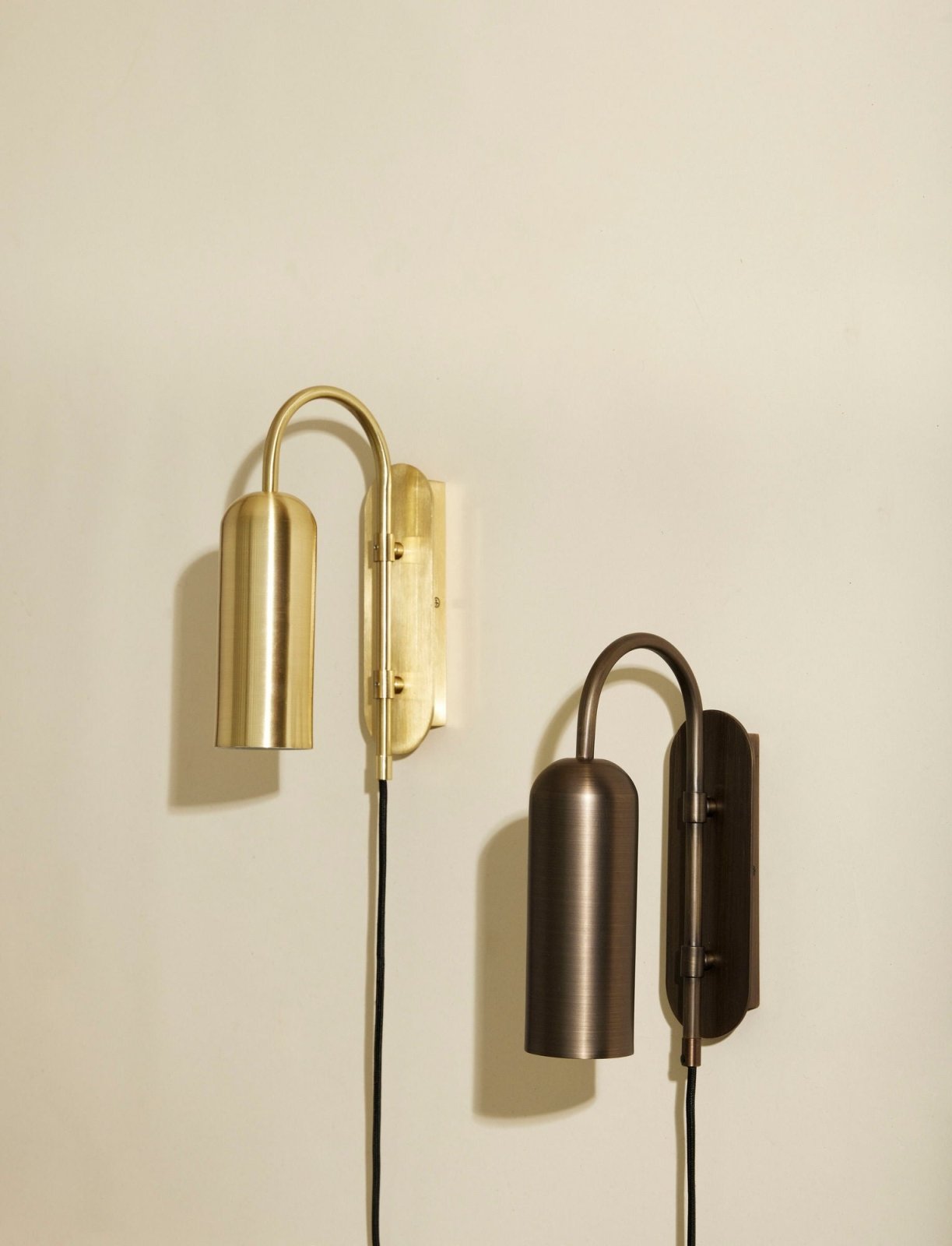 Hübsch Zenith Vägglampa, Mässing - Azalea Home