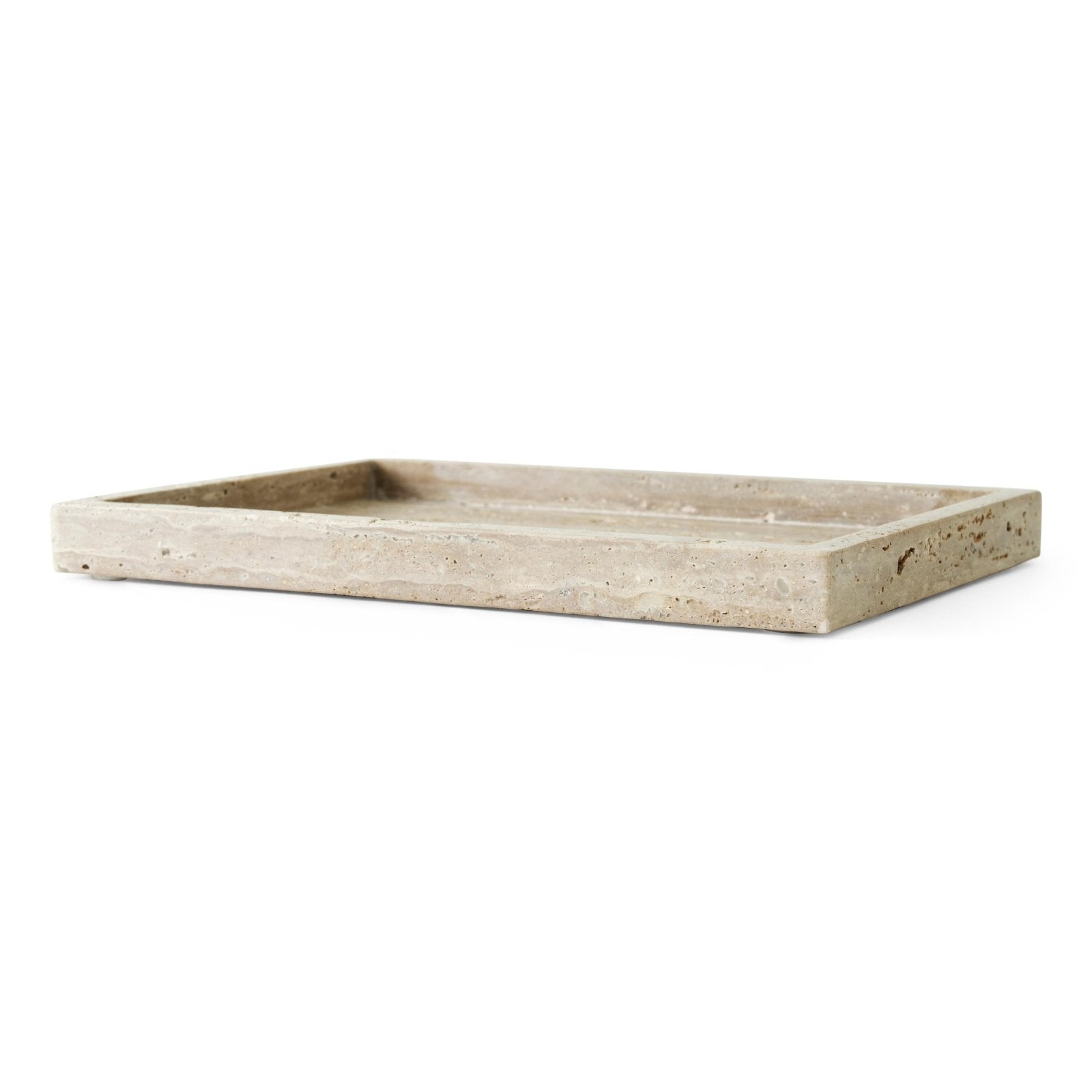 Jakobsdals Mae Rectangular Fat, Travertine - Azalea Home