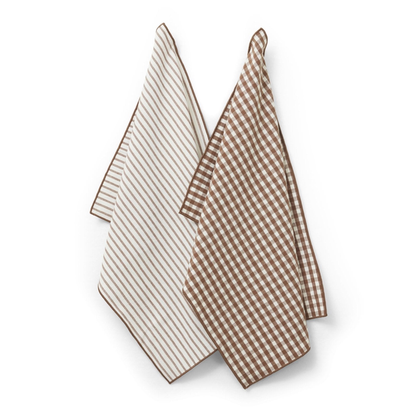 Jakobsdals Tazza Kökshandduk 2 - pack 2x50x70, Brun - Azalea Home