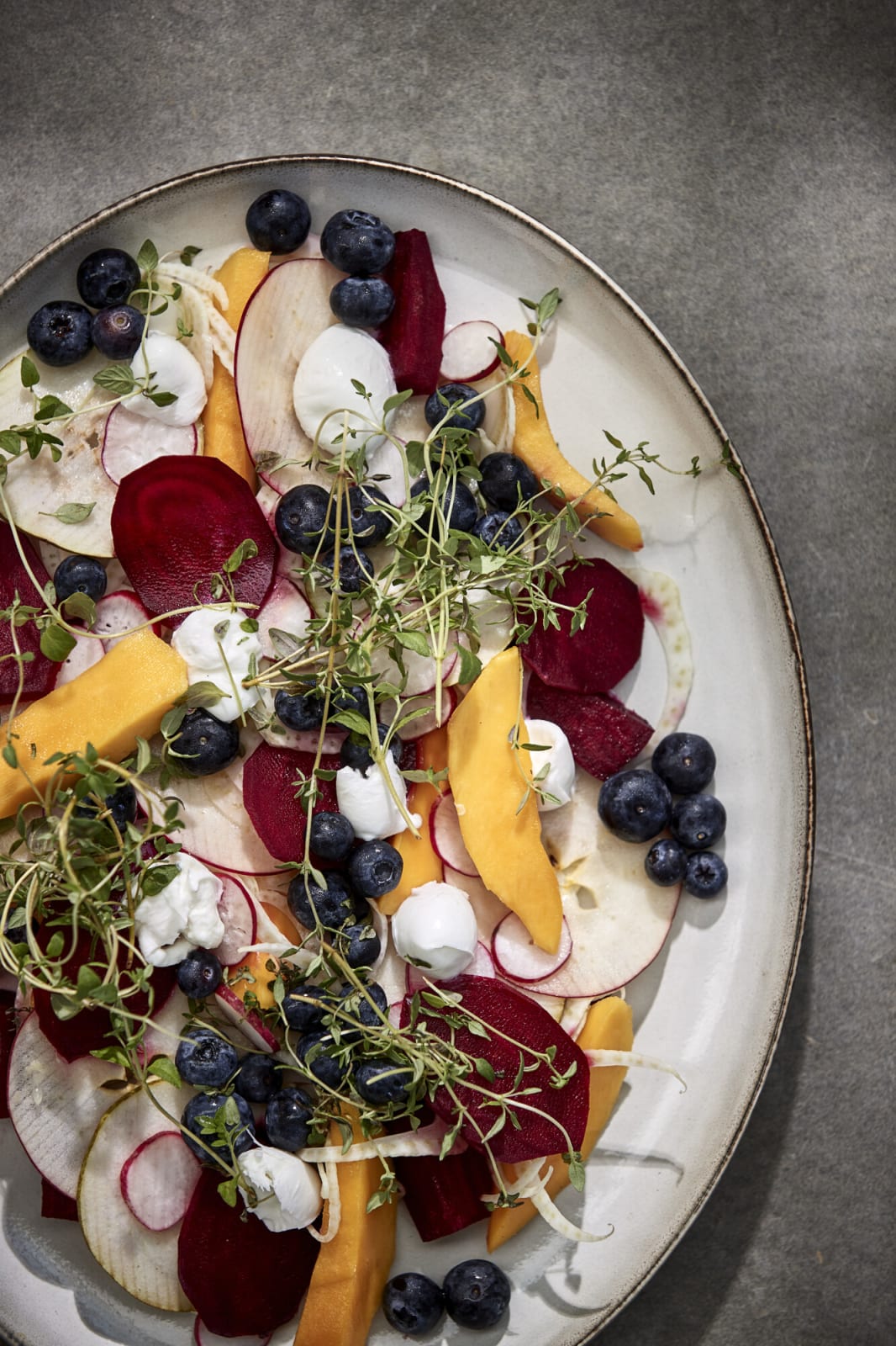 Lene Bjerre Amera bricka 34x27, White Sands - Azalea Home