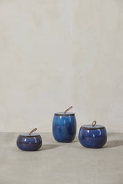 Lene Bjerre Amera burk H16, Blå - Azalea Home