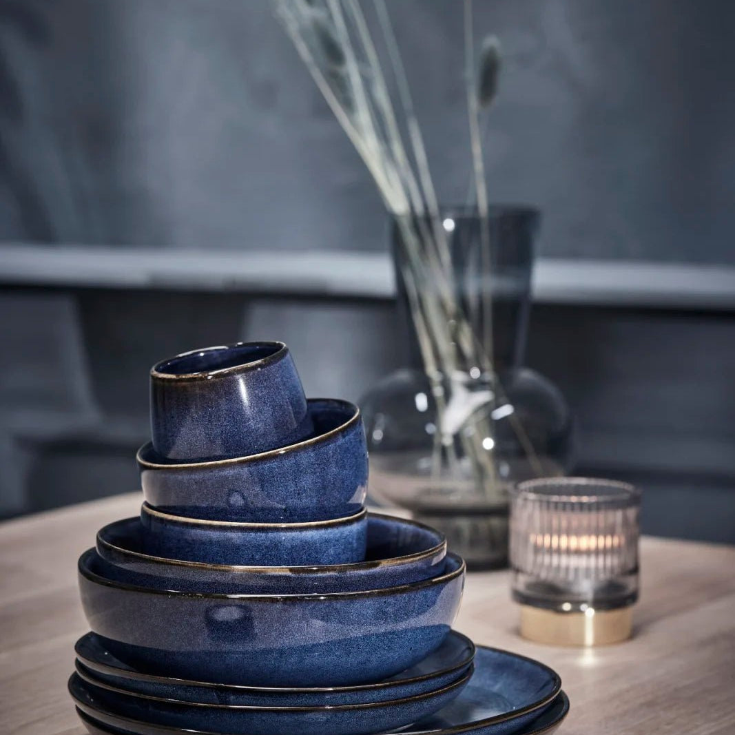 Lene Bjerre Amera Djup Tallrik Ø23, Blå - Azalea Home