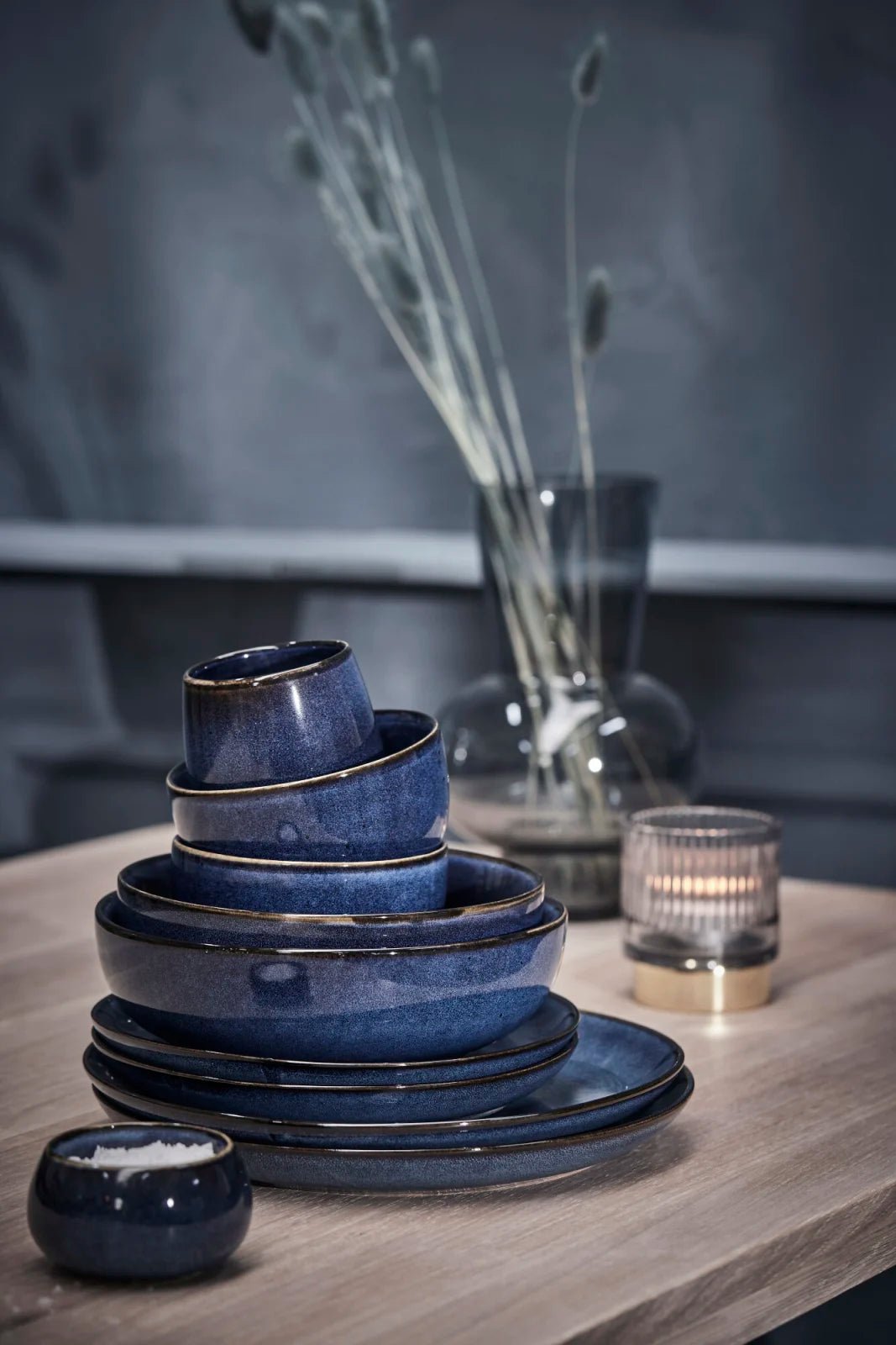 Lene Bjerre Amera skål Ø20, Blå - Azalea Home