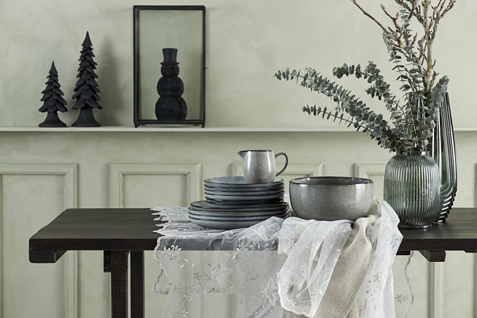 Lene Bjerre Amera skål Ø22, Grå - Azalea Home