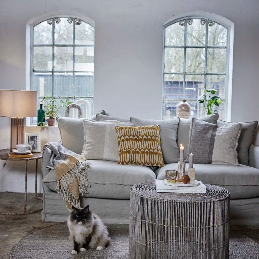 Lene Bjerre Ana Prydnadskudde 50x50, Grå - Azalea Home