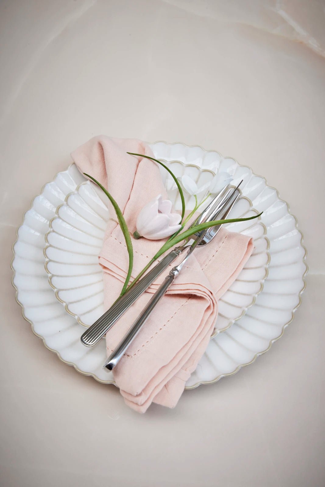 Lene Bjerre Angela servett 45x45 cm, Rose Dust - Azalea Home