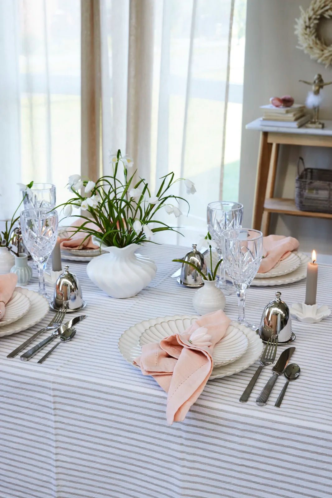 Lene Bjerre Angela servett 45x45 cm, Rose Dust - Azalea Home