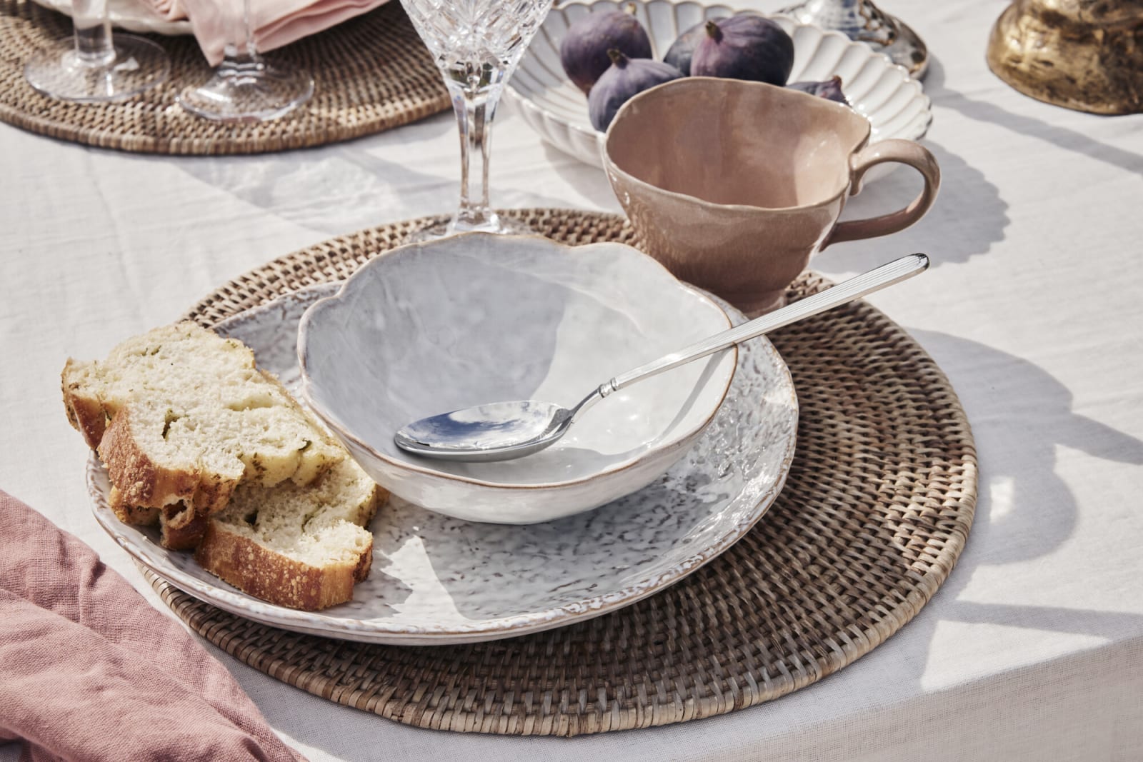 Lene Bjerre Angela servett 45x45 cm, Rose Tan - Azalea Home