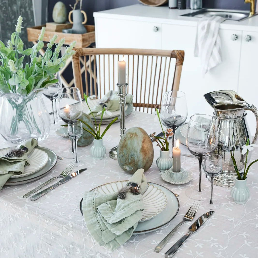 Lene Bjerre Angela servett 45x45 cm, Sage Green - Azalea Home