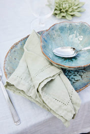 Lene Bjerre Angela servett 45x45 cm, Sage Green - Azalea Home