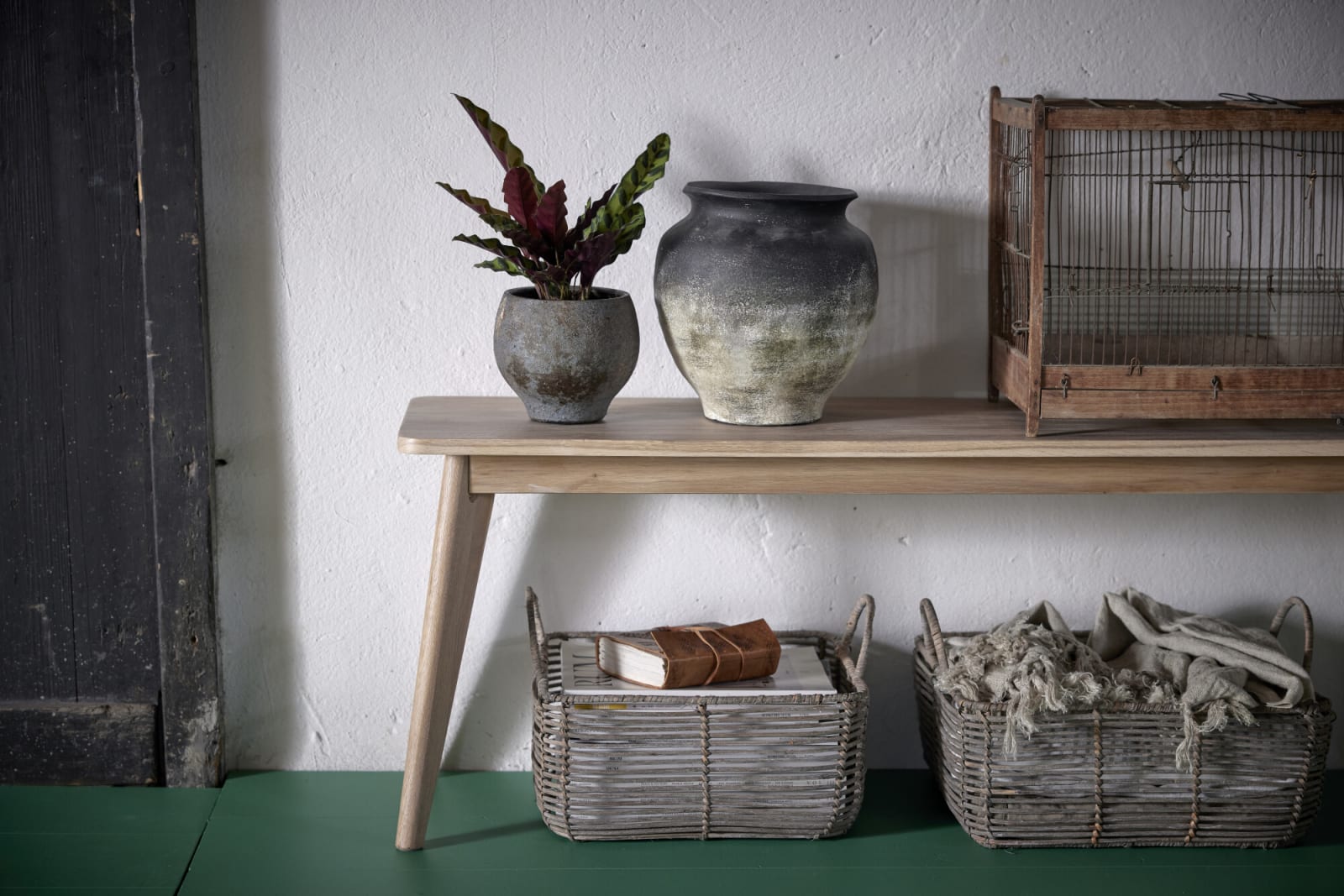 Lene Bjerre Anna Kruka H27, Antikgrå - Azalea Home