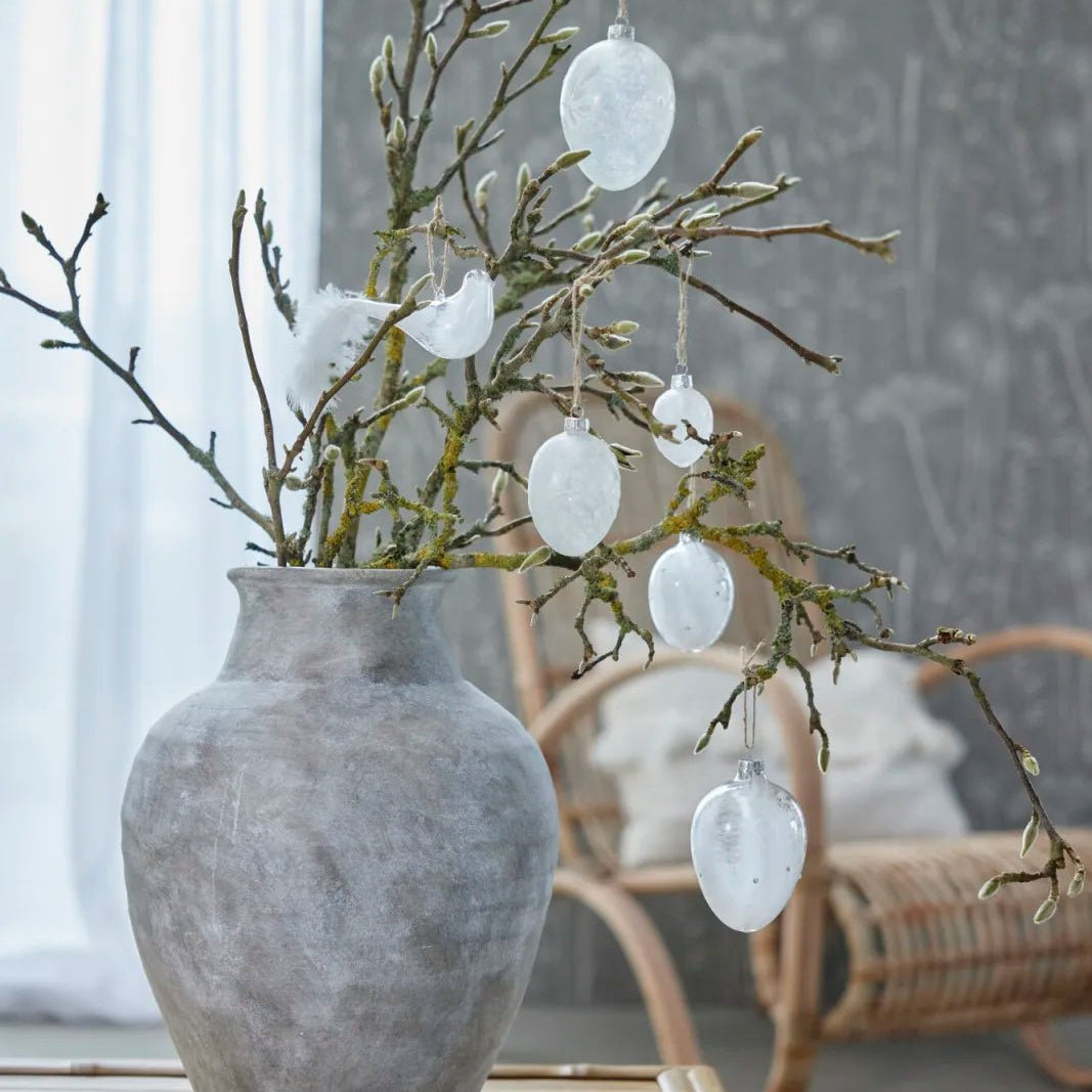 Lene Bjerre Anna vas H40, Antikgrå - Azalea Home