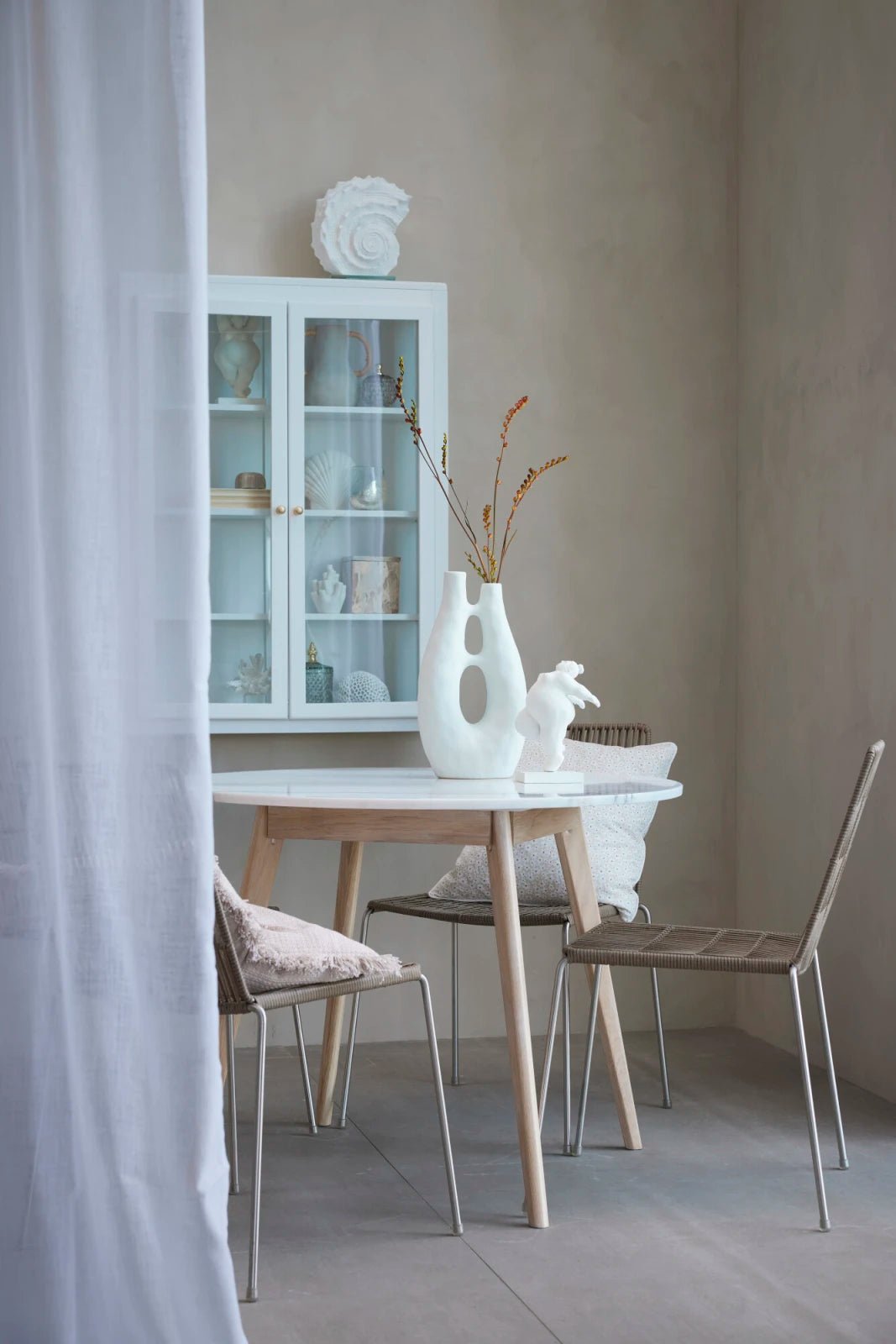 Lene Bjerre Ayla vas H41.5, Vit - Azalea Home