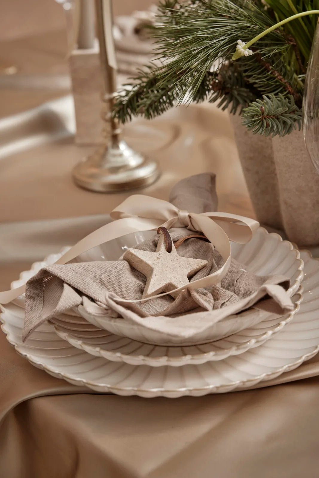 Lene Bjerre Camille Mattallrik Ø20.5, Off white - Azalea Home