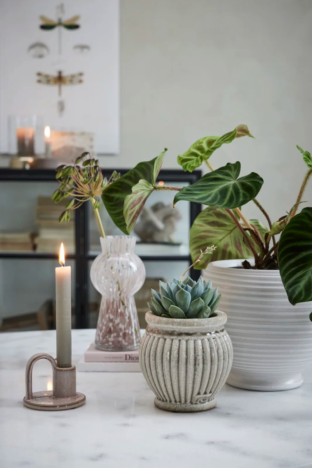 Lene Bjerre Catharinia blomkruka Ø29X25, Off White - Azalea Home