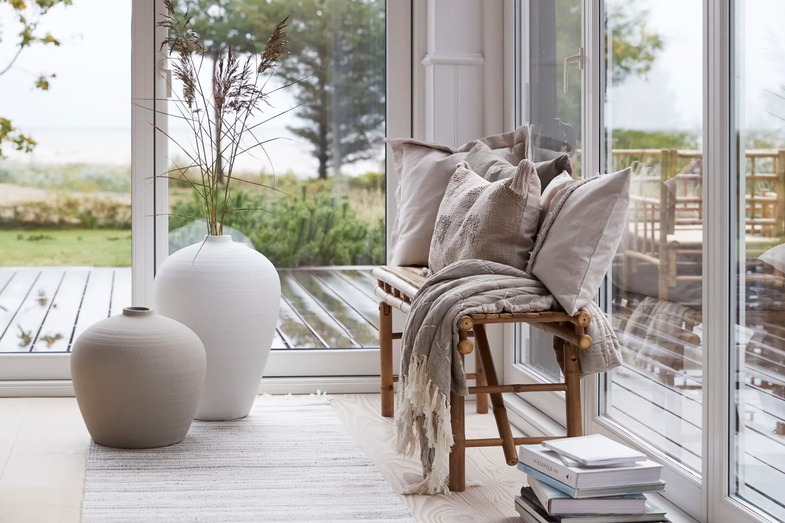 Lene Bjerre Catia vas H38, Silvergrå - Azalea Home