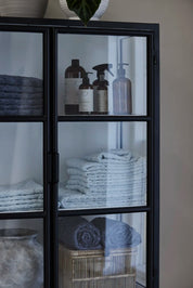 Lene Bjerre Depot Vitrinskåp 150x40x85, Svart - Azalea Home