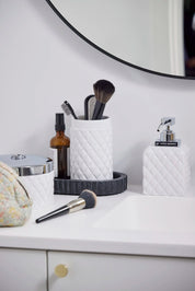 Lene Bjerre Eliana bricka marmor 25x12.5, Svart - Azalea Home