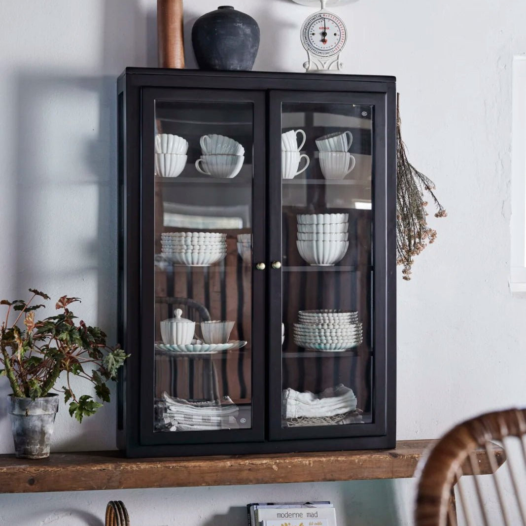 Lene Bjerre Ellenia Väggskåp H110xW20xL80, Svart - Azalea Home