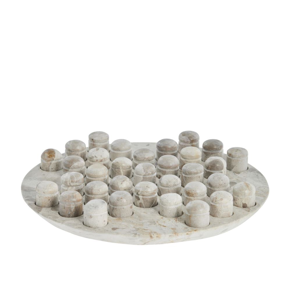 Lene Bjerre Ellia Brädspel Solitaire, Marmor - Azalea Home