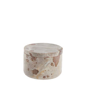 Lene Bjerre Ellia burk 7,5x11 marmor, Beige - Azalea Home