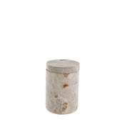 Lene Bjerre Ellia burk 9x6 marmor, Beige - Azalea Home