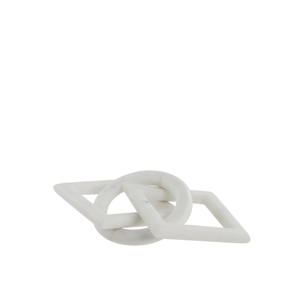 Lene Bjerre Ellia dekoration 23x10 marmor, Vit - Azalea Home