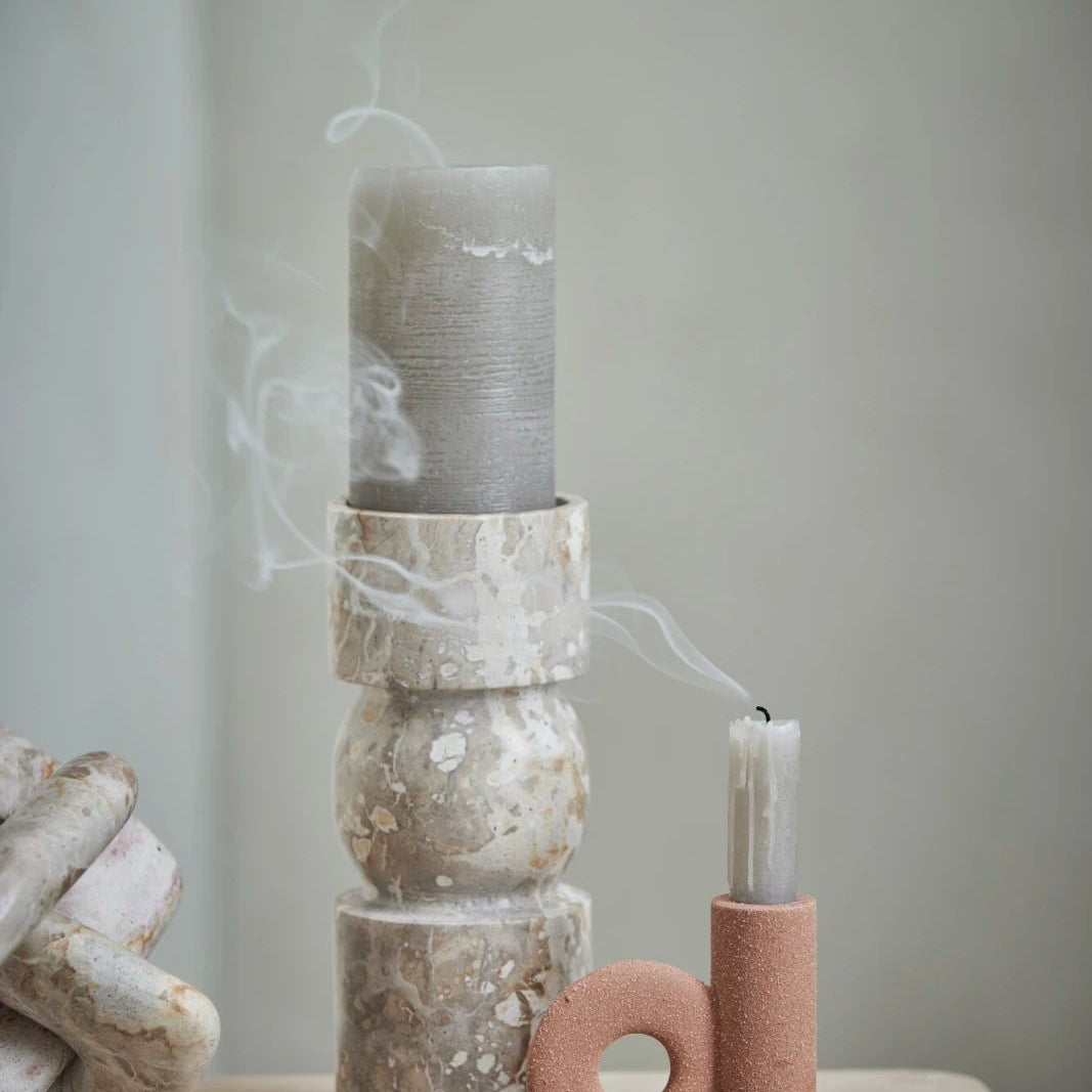 Lene Bjerre Ellia ljusstake H23, Linen - Azalea Home