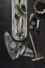 Lene Bjerre Ellia skärbräda marmor 60x20, Line - Azalea Home