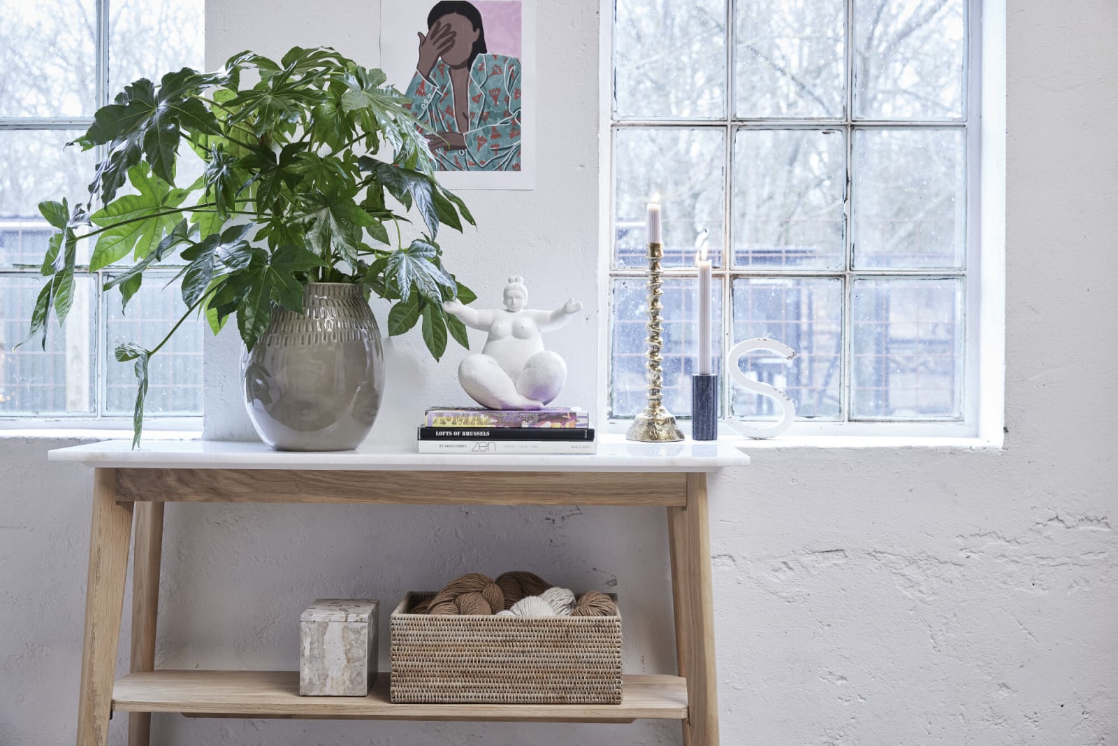 Lene Bjerre Ellie konsolbord, Ek - Azalea Home