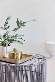 Lene Bjerre Ellivia burk 12x12 cm, Guld - Azalea Home