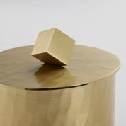 Lene Bjerre Ellivia burk 17,5x12 cm, Guld - Azalea Home