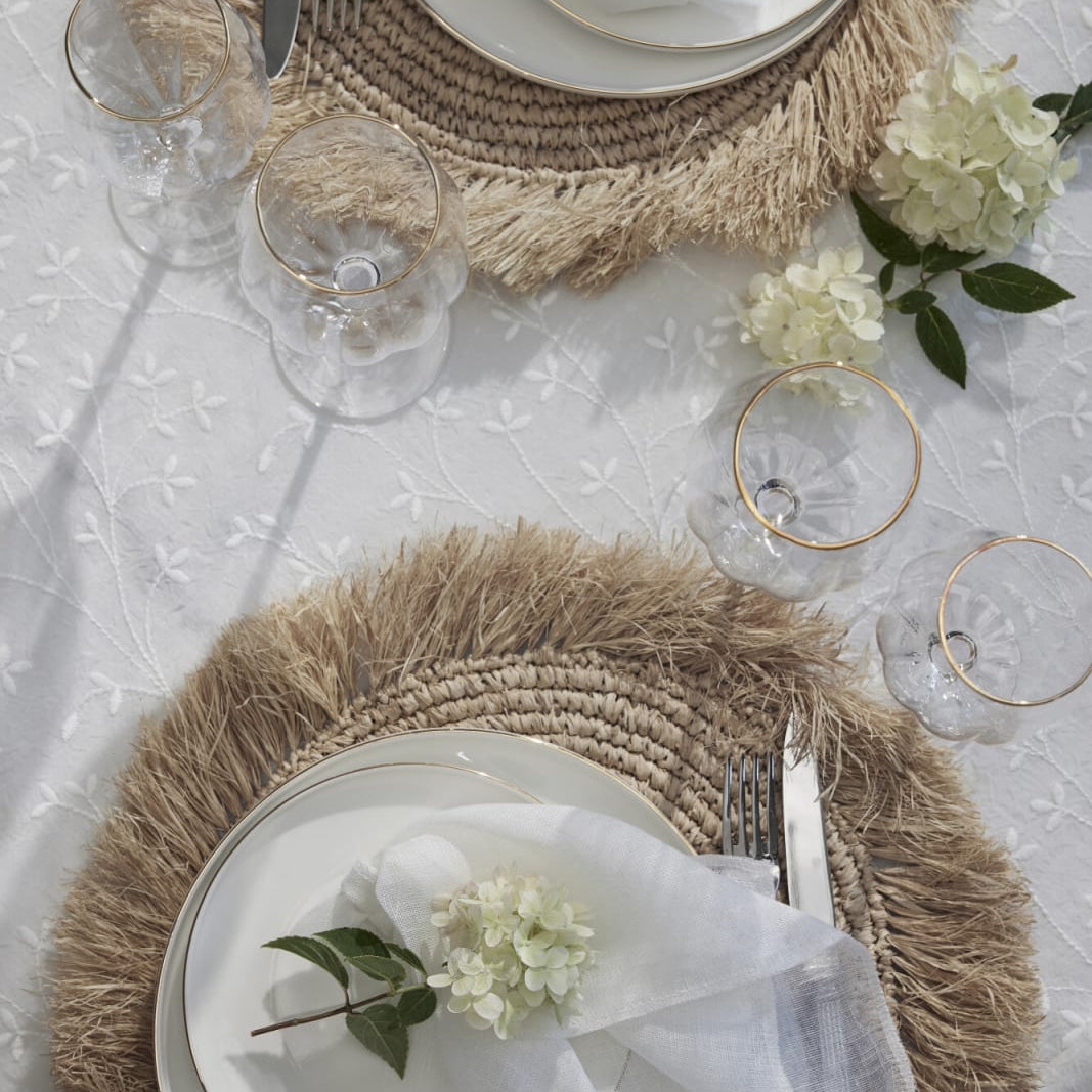 Lene Bjerre Eloise duk 220X160, Linen - Azalea Home