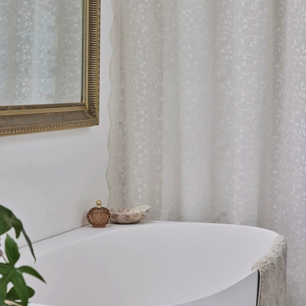 Lene Bjerre Eloise duschdraperi 200x160, Linen - Azalea Home